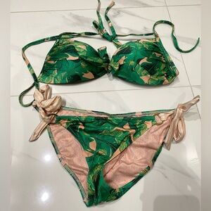 Victoria's Secret Pink and Gold Bikini